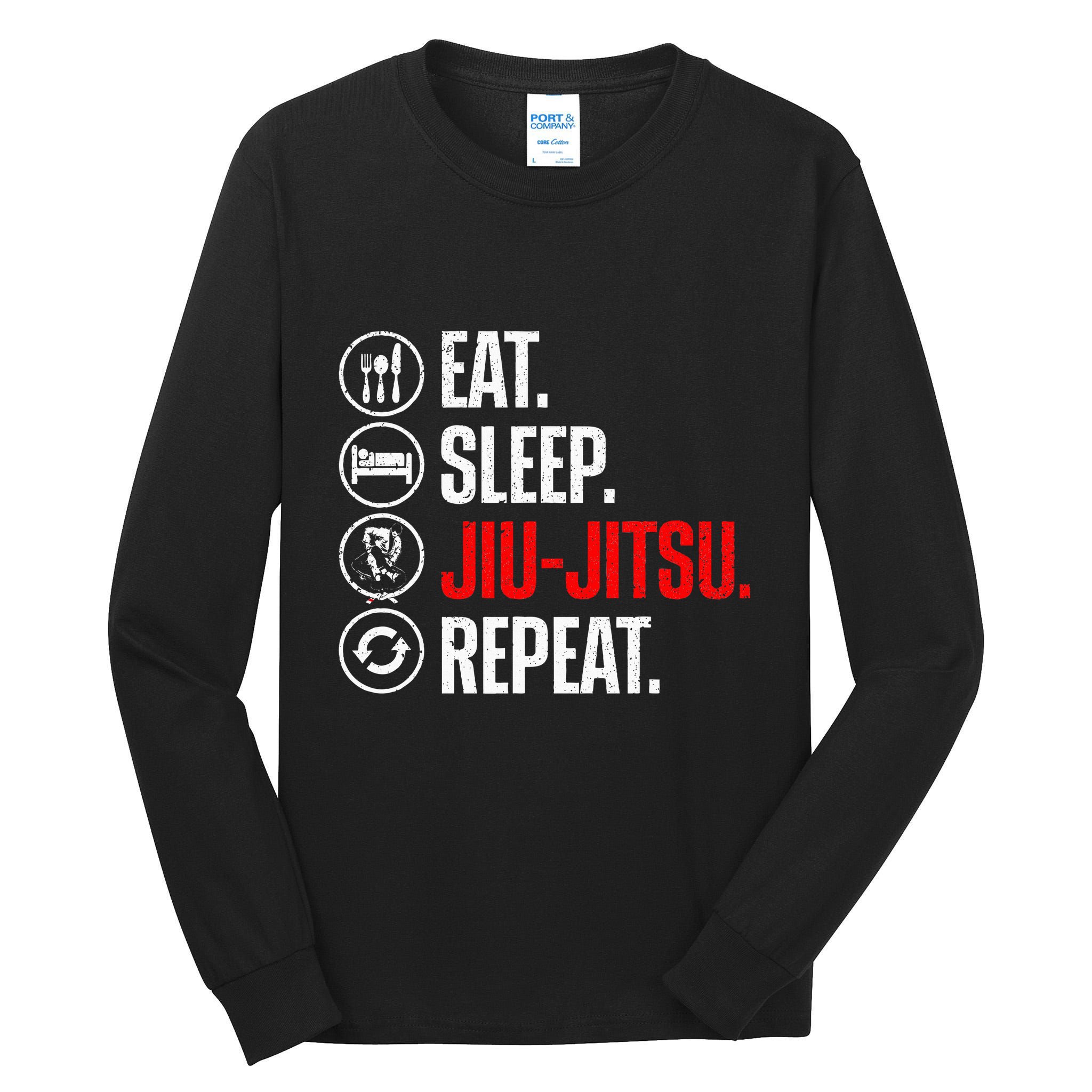 Funny Jiu Jitsu Brazilian Jiu Jitsu Bjj Tall Long Sleeve T-Shirt