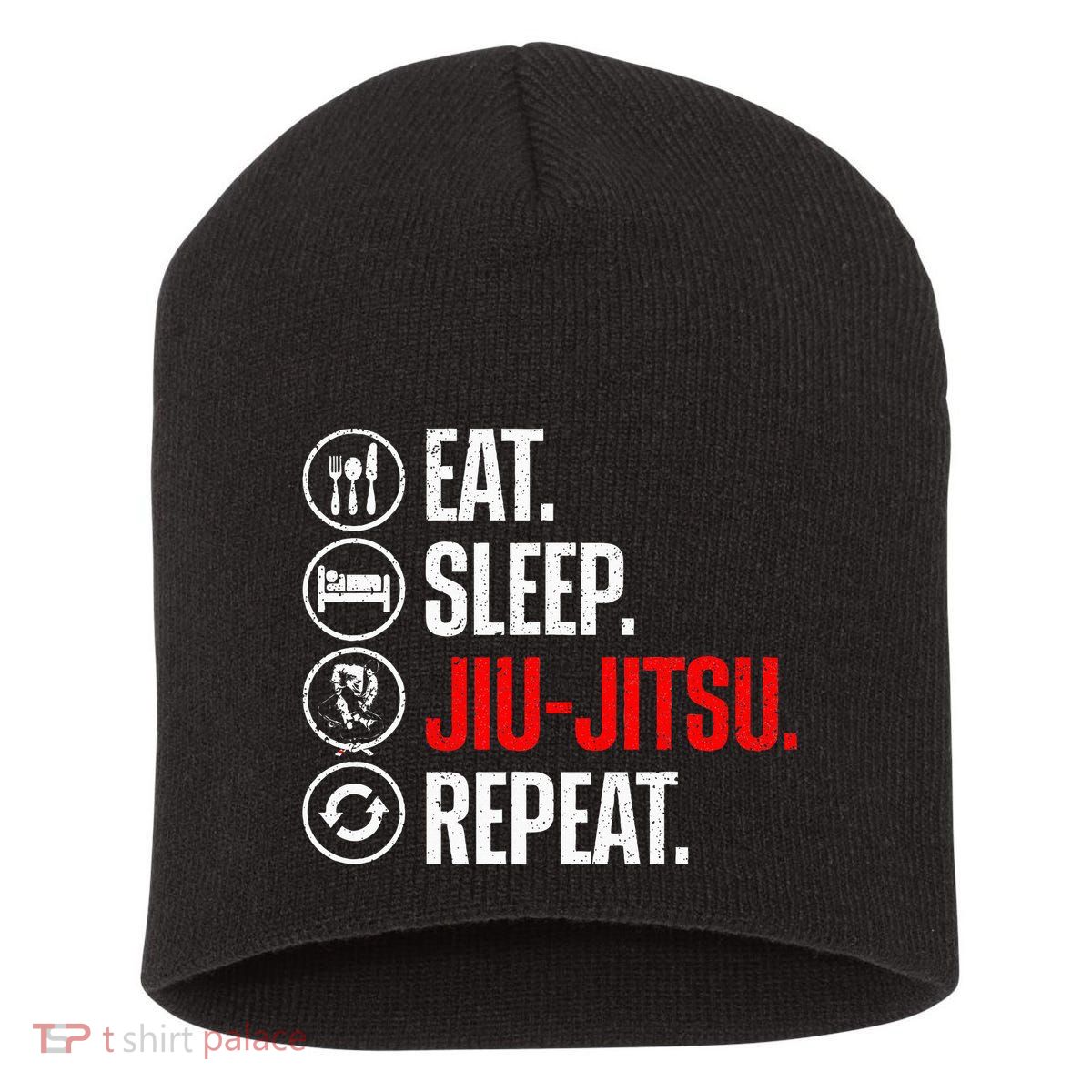 Funny Jiu Jitsu Brazilian Jiu Jitsu Bjj Short Acrylic Beanie