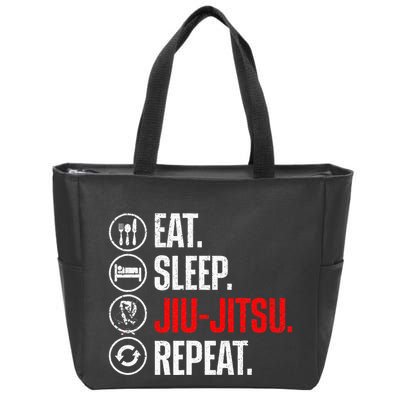 Funny Jiu Jitsu Brazilian Jiu Jitsu Bjj Zip Tote Bag