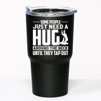 Funny Jiu Jitsu Some People Just Need A Hug Around The Neck Tumbler