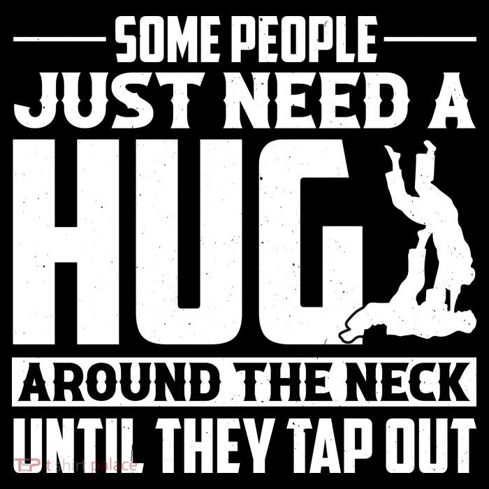 Funny Jiu Jitsu Some People Just Need A Hug Around The Neck Toddler Hoodie
