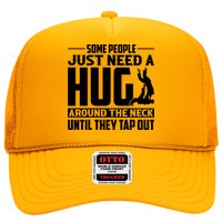 Funny Jiu Jitsu Some People Just Need A Hug Around The Neck Hat