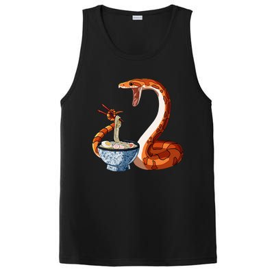 Funny Japanese Kawaii Ramen Corn Snake PosiCharge Competitor Tank