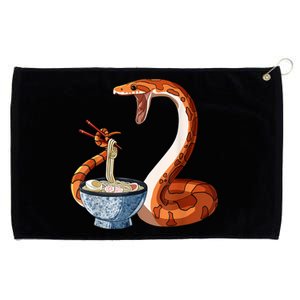 Funny Japanese Kawaii Ramen Corn Snake Grommeted Golf Towel