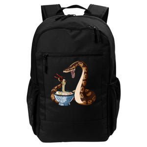 Funny Japanese Kawaii Ramen Snake Ball Python Daily Commute Backpack