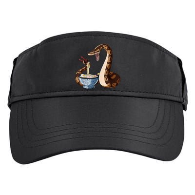 Funny Japanese Kawaii Ramen Snake Ball Python Adult Drive Performance Visor