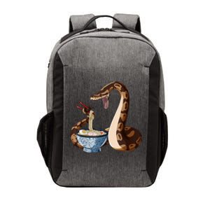 Funny Japanese Kawaii Ramen Snake Ball Python Vector Backpack