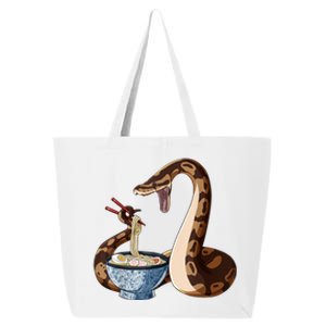 Funny Japanese Kawaii Ramen Snake Ball Python 25L Jumbo Tote