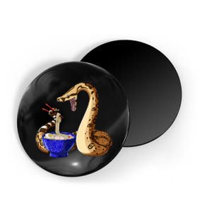 Funny Japanese Kawaii Ramen Noodles Snake Boa Constrictor Magnet