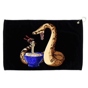 Funny Japanese Kawaii Ramen Noodles Snake Boa Constrictor Grommeted Golf Towel