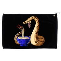 Funny Japanese Kawaii Ramen Noodles Snake Boa Constrictor Grommeted Golf Towel