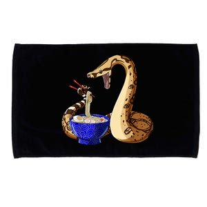 Funny Japanese Kawaii Ramen Noodles Snake Boa Constrictor Microfiber Hand Towel