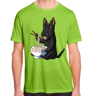 Funny Japanese Kawaii Ra Scottie Dog Scottish Terrier Gift Adult ChromaSoft Performance T-Shirt