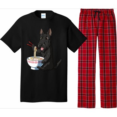 Funny Japanese Kawaii Ra Scottie Dog Scottish Terrier Gift Pajama Set