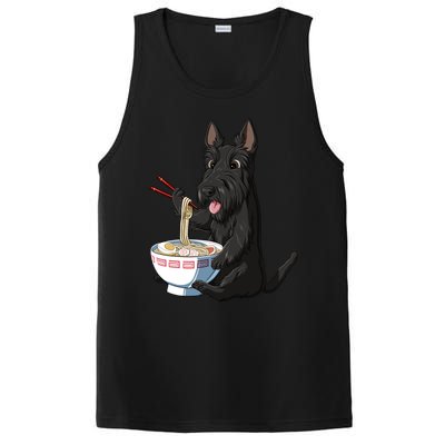 Funny Japanese Kawaii Ra Scottie Dog Scottish Terrier Gift PosiCharge Competitor Tank