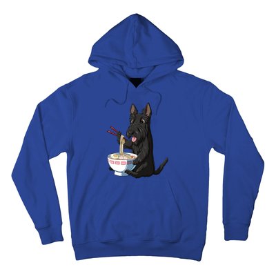 Funny Japanese Kawaii Ra Scottie Dog Scottish Terrier Gift Hoodie