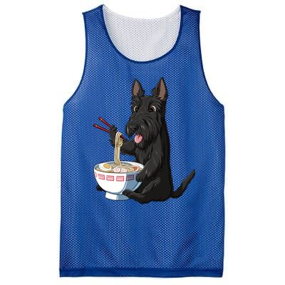 Funny Japanese Kawaii Ra Scottie Dog Scottish Terrier Gift Mesh Reversible Basketball Jersey Tank