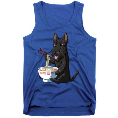 Funny Japanese Kawaii Ra Scottie Dog Scottish Terrier Gift Tank Top