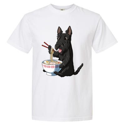 Funny Japanese Kawaii Ra Scottie Dog Scottish Terrier Gift Garment-Dyed Heavyweight T-Shirt