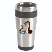 Funny Japanese Kawaii Ramen Snake Cute Ball Python 16oz Travel Tumbler