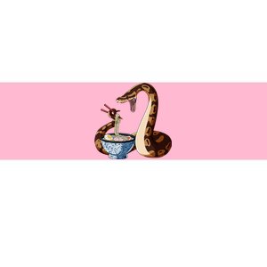 Funny Japanese Kawaii Ramen Snake Cute Ball Python Bumper Sticker