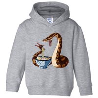Funny Japanese Kawaii Ramen Snake Cute Ball Python Toddler Hoodie