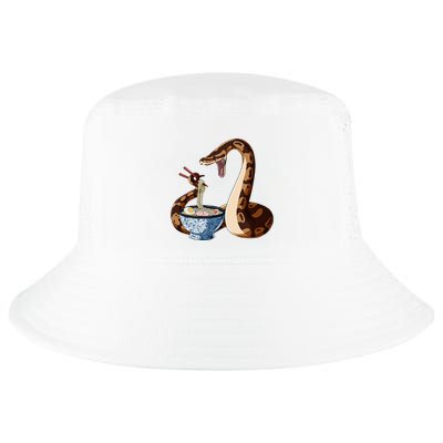 Funny Japanese Kawaii Ramen Snake Cute Ball Python Cool Comfort Performance Bucket Hat
