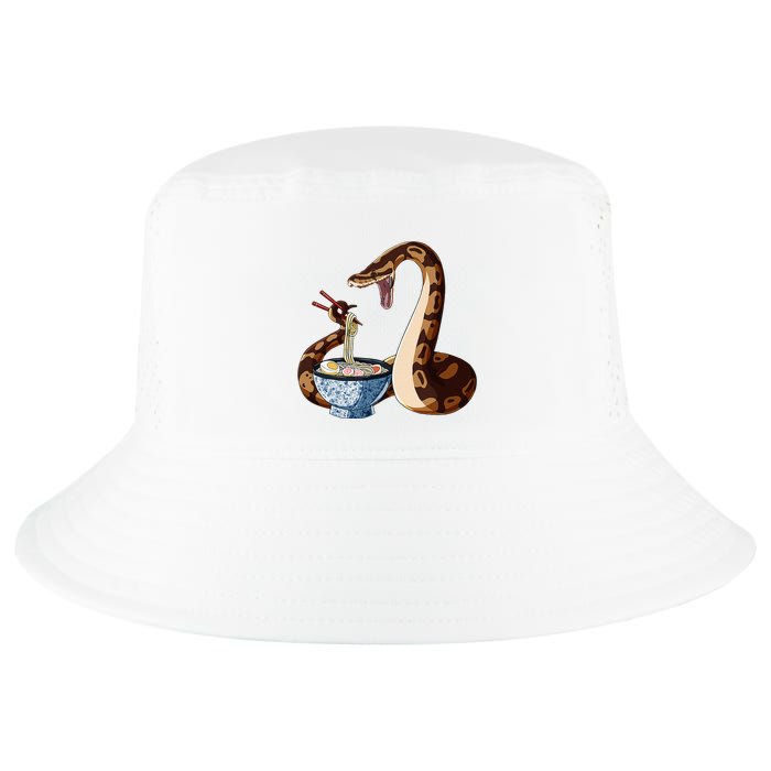 Funny Japanese Kawaii Ramen Snake Cute Ball Python Cool Comfort Performance Bucket Hat