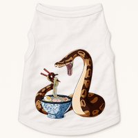 Funny Japanese Kawaii Ramen Snake Cute Ball Python Doggie Tank