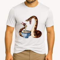 Funny Japanese Kawaii Ramen Snake Cute Ball Python Cooling Performance Crew T-Shirt