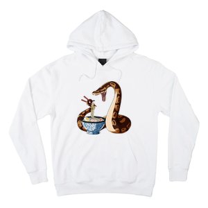 Funny Japanese Kawaii Ramen Snake Cute Ball Python Hoodie