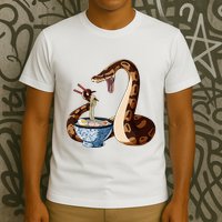 Funny Japanese Kawaii Ramen Snake Cute Ball Python T-Shirt