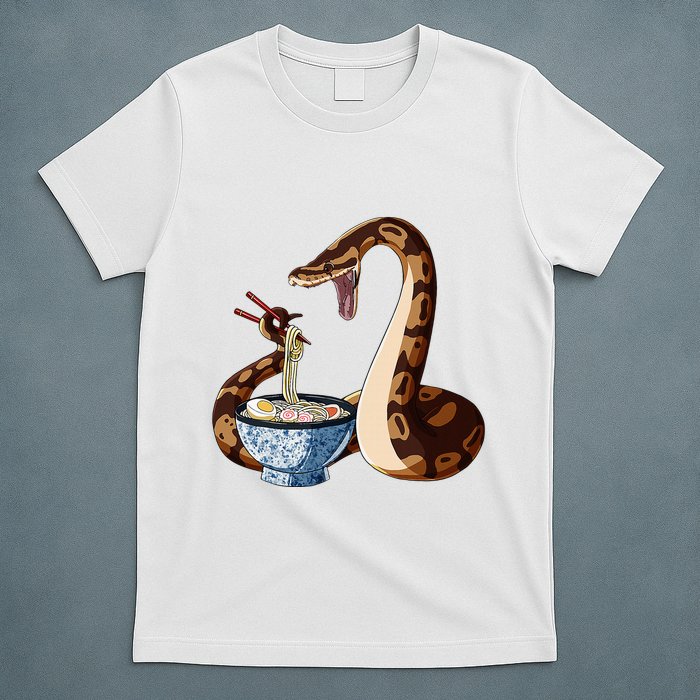 Funny Japanese Kawaii Ramen Snake Cute Ball Python T-Shirt
