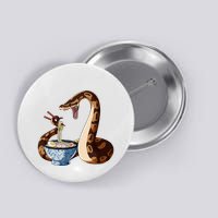 Funny Japanese Kawaii Ramen Snake Cute Ball Python Button