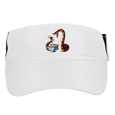 Funny Japanese Kawaii Ramen Snake Cute Ball Python Adult Drive Performance Visor
