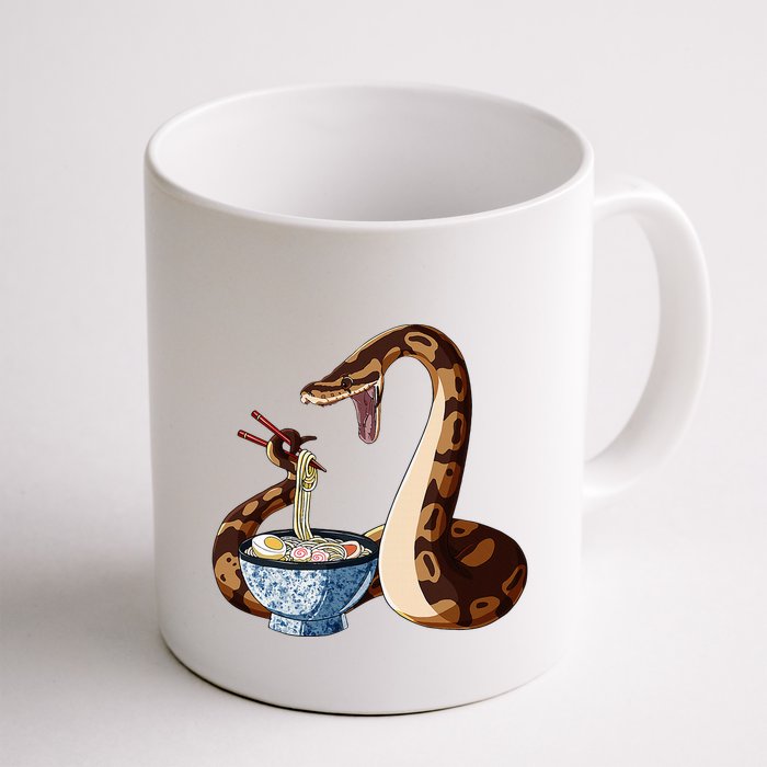Funny Japanese Kawaii Ramen Snake Cute Ball Python Mug