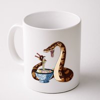 Funny Japanese Kawaii Ramen Snake Cute Ball Python Mug