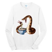 Funny Japanese Kawaii Ramen Snake Cute Ball Python Tall Long Sleeve T-Shirt