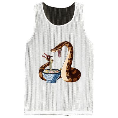 Funny Japanese Kawaii Ramen Snake Cute Ball Python Mesh Reversible Basketball Jersey Tank