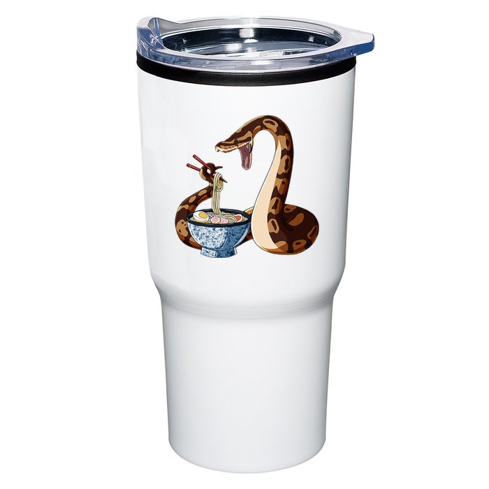 Funny Japanese Kawaii Ramen Snake Cute Ball Python Tumbler