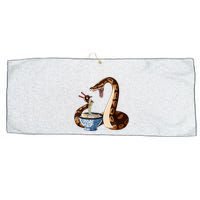 Funny Japanese Kawaii Ramen Snake Cute Ball Python Large Microfiber Waffle Golf Towel