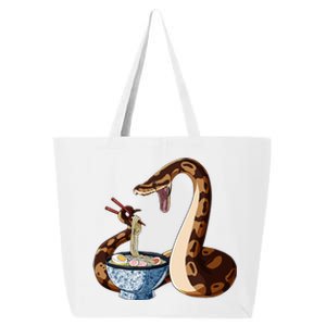 Funny Japanese Kawaii Ramen Snake Cute Ball Python 25L Jumbo Tote