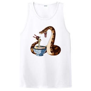 Funny Japanese Kawaii Ramen Snake Cute Ball Python PosiCharge Competitor Tank