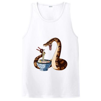 Funny Japanese Kawaii Ramen Snake Cute Ball Python PosiCharge Competitor Tank