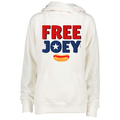 Free Joey Let Joey Eat Womens Funnel Neck Pullover Hood