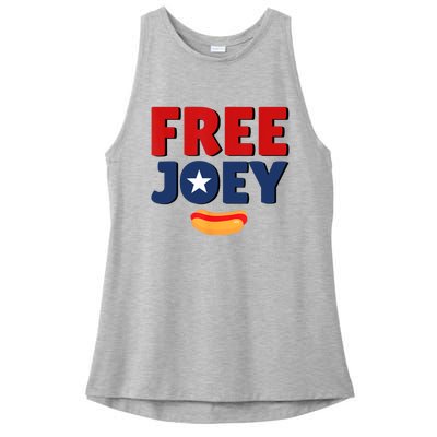 Free Joey Let Joey Eat Ladies PosiCharge Tri-Blend Wicking Tank