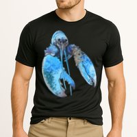 Funny Jumpscare Lobster Meme Blue Crustacean Cooling Performance Crew T-Shirt