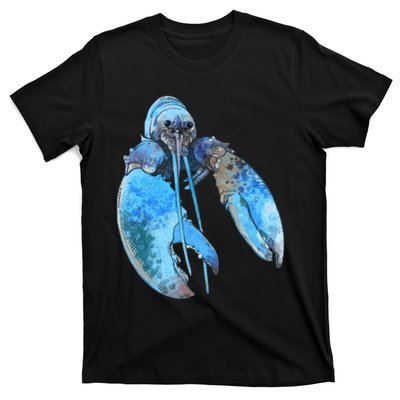 Funny Jumpscare Lobster Meme Blue Crustacean T-Shirt