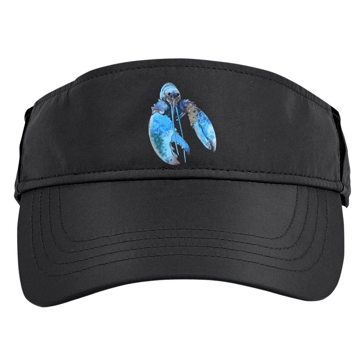 Funny Jumpscare Lobster Meme Blue Crustacean Adult Drive Performance Visor