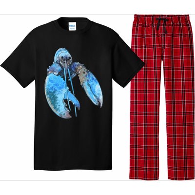 Funny Jumpscare Lobster Meme Blue Crustacean Pajama Set